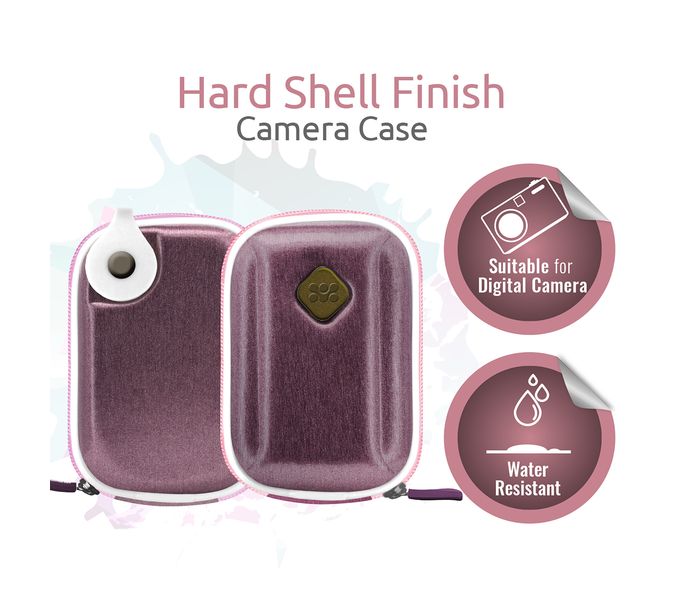 Promate Amba Superior High Quality Digital Camera Case, Purple - Zoom Image 1