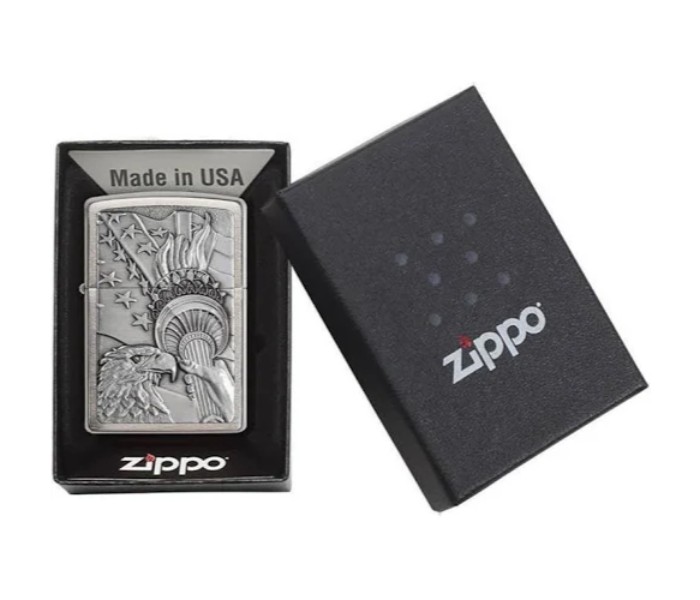 Zippo 20895 200 Patriotic Lighter Silver - Zoom Image 2