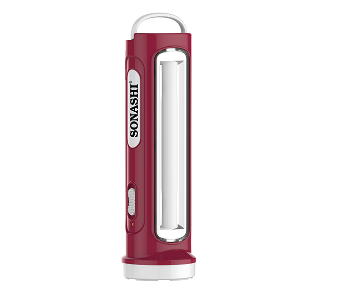 Sonashi SPLT-108 2-In-1 Rechargeable LED Torch with Lamp - Maroon - Zoom Image 4