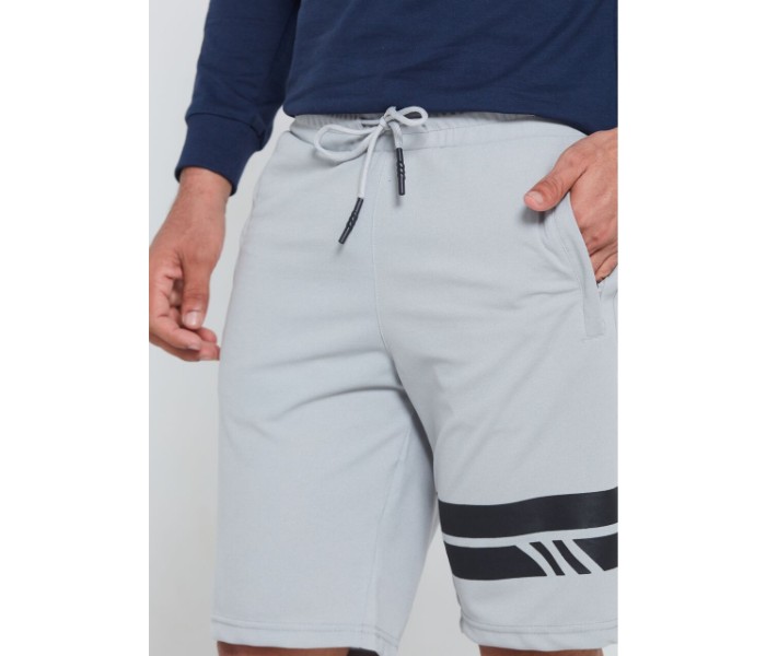 Petro OU10099 Mens Slim Fit Regular Shorts M- Grey - Zoom Image 4