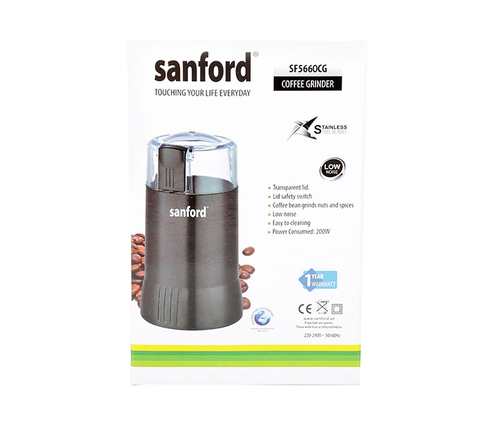 Sanford SF5660CG BS 200 Watts Coffee Grinder - Zoom Image 2