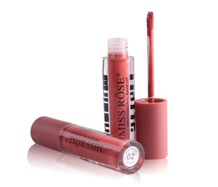 Miss Rose 7701-020Z48 Matte Long Lasting Waterproof Lip Gloss 02 - Zoom Image