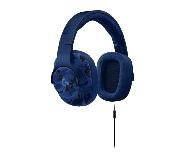 Logitech 981-000688 G433 7.1 Surround Sound Wired Gaming Headset - Blue Camo - Zoom Image 2