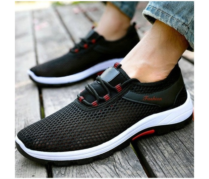 Unisex Breathable Sports Jogger Shoes EU36 OK32314 Black - Zoom Image 2