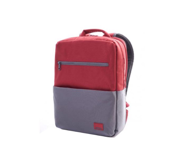 American Tourister GAT104LUG01744 Brixton Laptop Backpack Red and Grey - Zoom Image 1