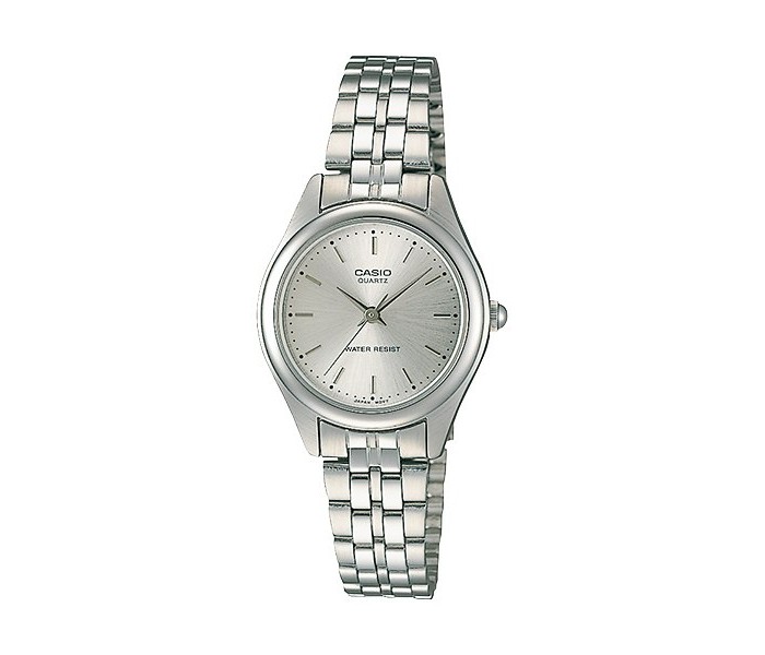 Casio LTP-1129A-7ADF Womens Analog Watch Silver - Zoom Image