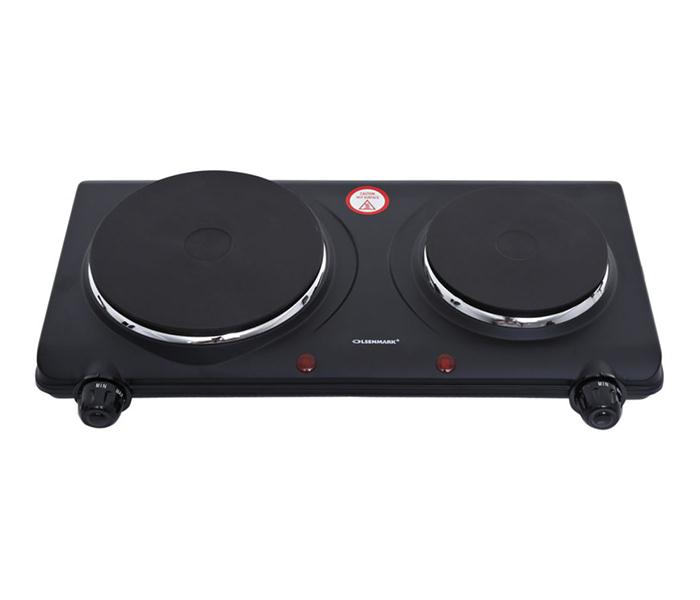 Olsenmark OMHP2034 Electric Double Hot Plate - Black - Zoom Image 2