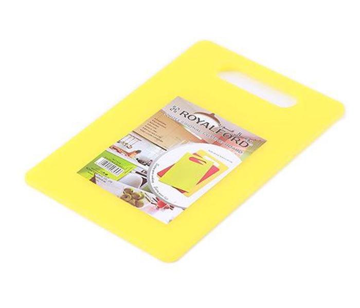 Royalford RF7324 Plastic Cutting Board - Yellow - Zoom Image