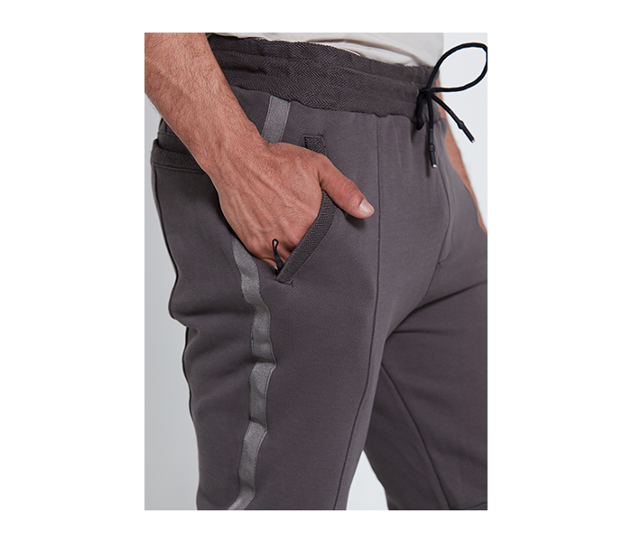 Lynk LY10012 Active Fitted Jogger For Men XXL - Grey - Zoom Image 5