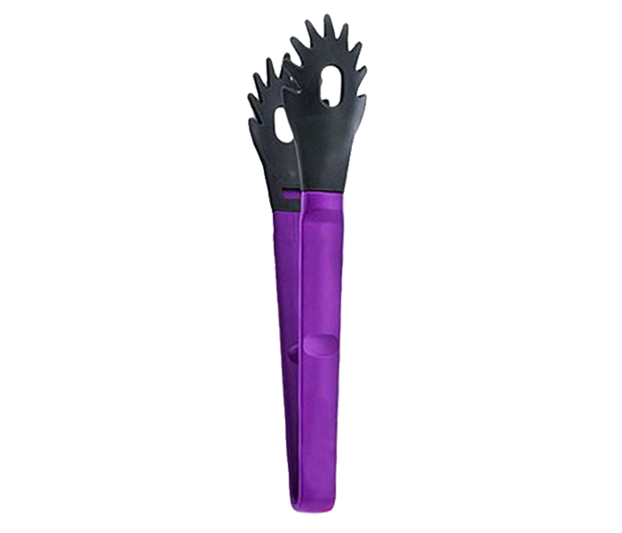 Royalford RF7177 Nylon Tongs - Black & Purple - Zoom Image 1