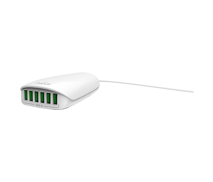 Trands TR-AD913 6 Port USB Desktop Charger - White - Zoom Image 2