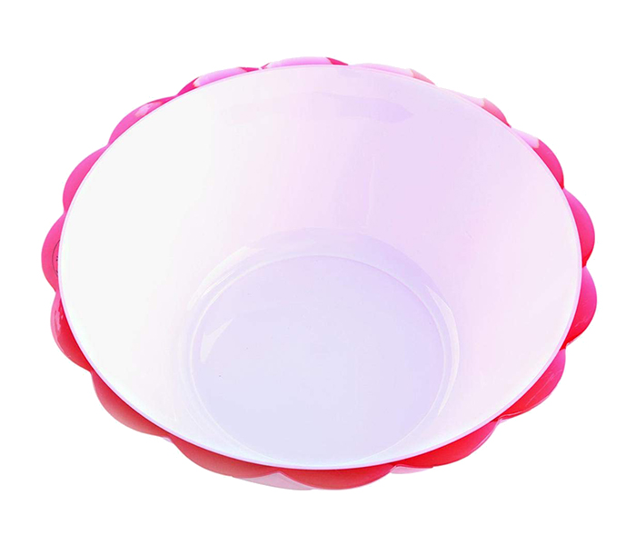 Royalford RF6163 Acrylic Salad Bowl - Pink - Zoom Image 2