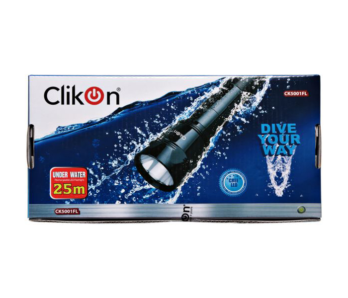 Clikon CK5001 Under Water LED Flash Light - Black - Zoom Image 2