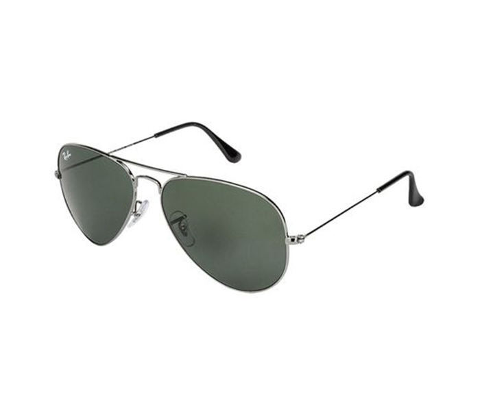 Ray-Ban RB3025-W0879 58 Pilot Grey Frame & Green Colour Mirrored Sunglasses for Women - Zoom Image 5