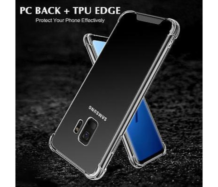 ABS Crystal Clear Reinforced Corners Shock Absorption Protection TPU Case for Samsung S9 ACPS9 Transparent - Zoom Image 1