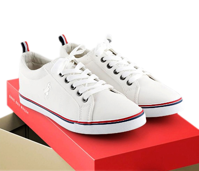 Luxury Casual Mens Shoes EU 41 GH-859 White - Zoom Image 5