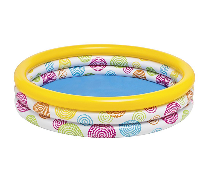 Intex ZX-59419 Inflatable Wild Geometry Three Ring Paddling Pool - Zoom Image 3