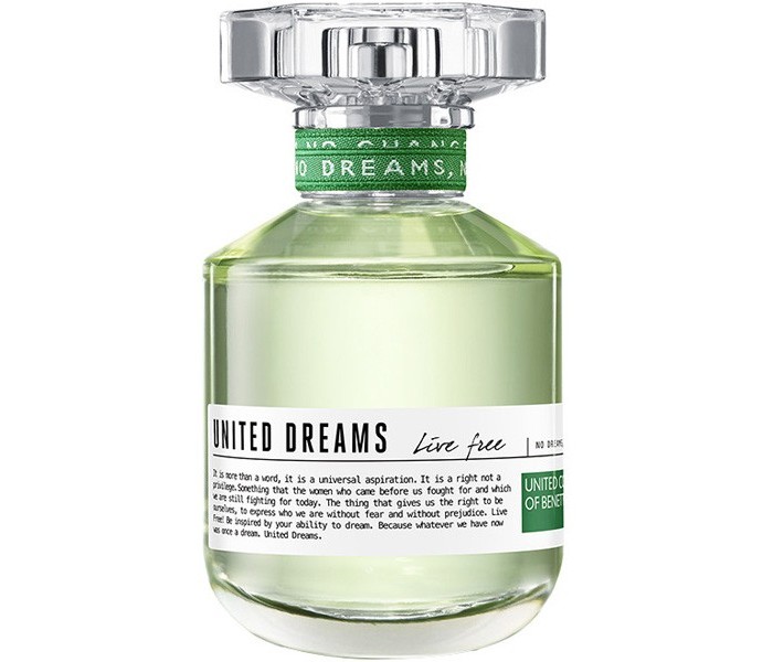 United Colors Of Benetton United Dreams Live Free EDT 80 ml for Women - Zoom Image 1