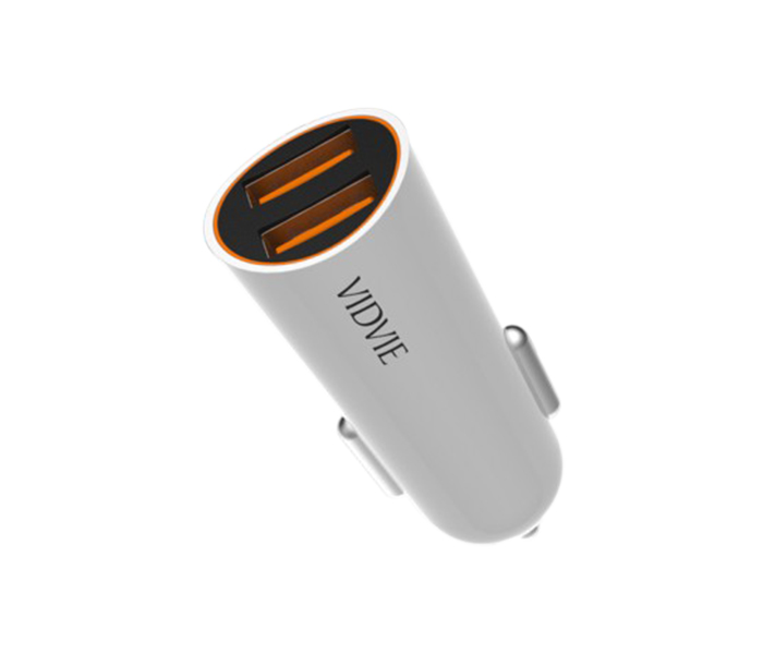 Vidvie CC-505 2.1A Car Charger for Smartphone - White - Zoom Image 3