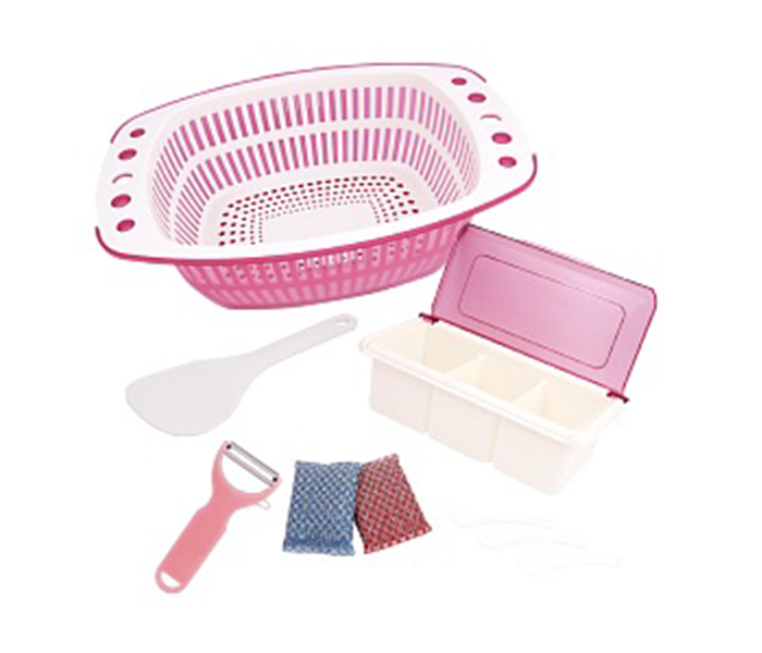 Epsilon EN3852 Kitchen Vegetable Cleaning Set with Peeler and Vegetable Washing Steiner - Zoom Image 1