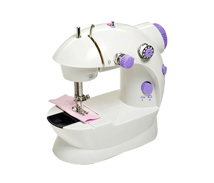 DLC 31021 Portable Mini Sewing Machine - White & Purple - Zoom Image