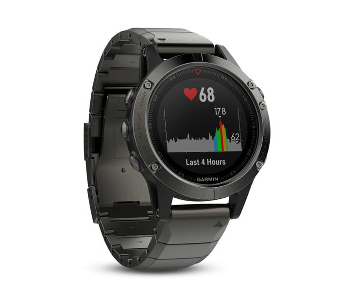 Garmin Fenix 5 Sapphire Multisport Smart Watch With Metal Band - Grey - Zoom Image 2