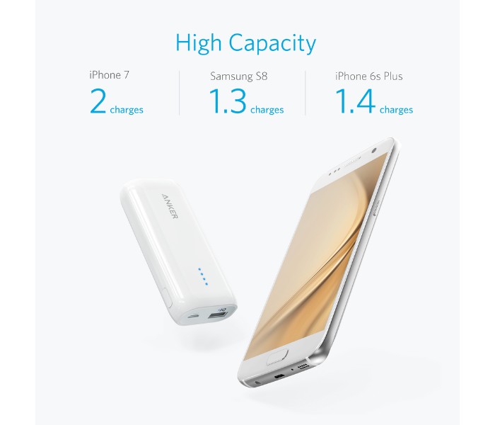 Anker A1211 Powercore 5200 mAh Power Bank White - Zoom Image 5