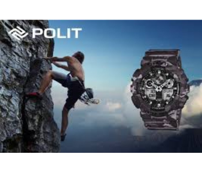 Polit  P-1027 Sports Analog and Digital Watch Multicolor - Zoom Image