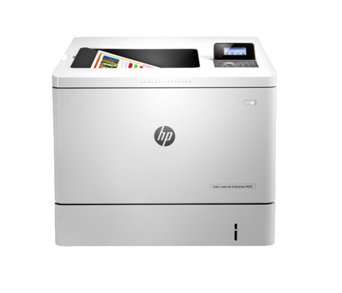 HP M553dn LaserJet Enterprise Color Printer - White - Zoom Image 4