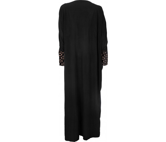 Abaya ABY39M Size M for Women Black - Zoom Image 2