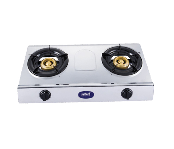 Sanford SF5356GC 2B Stainless Steel Double Burner Gas Stove - Silver - Zoom Image