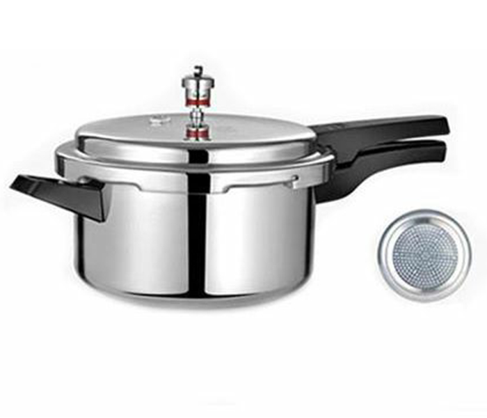 Royalford RF6922 5 Liter Aluminium Induction Pressure Cooker - Silver - Zoom Image