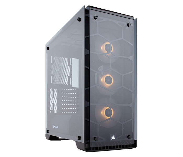 Corsair CC-9011098-WW Crystal Series 570X RGB ATX Mid-Tower Case - Black - Zoom Image 1