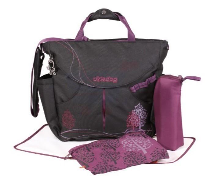 Okiedog  28117 Diaper Bag Dahoma Sumo Big Bag Black, Purple - Zoom Image