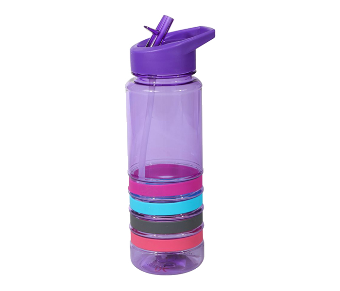 Delcasa DC1368 650ml Sipper Water Bottle - Purple - Zoom Image