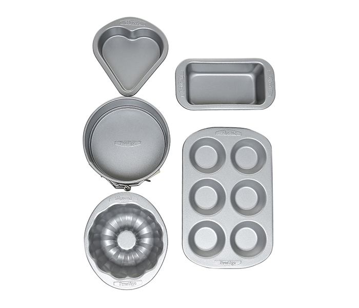 Prestige PR57150 5 Pieces Mini Bakeware Set - Grey - Zoom Image 2