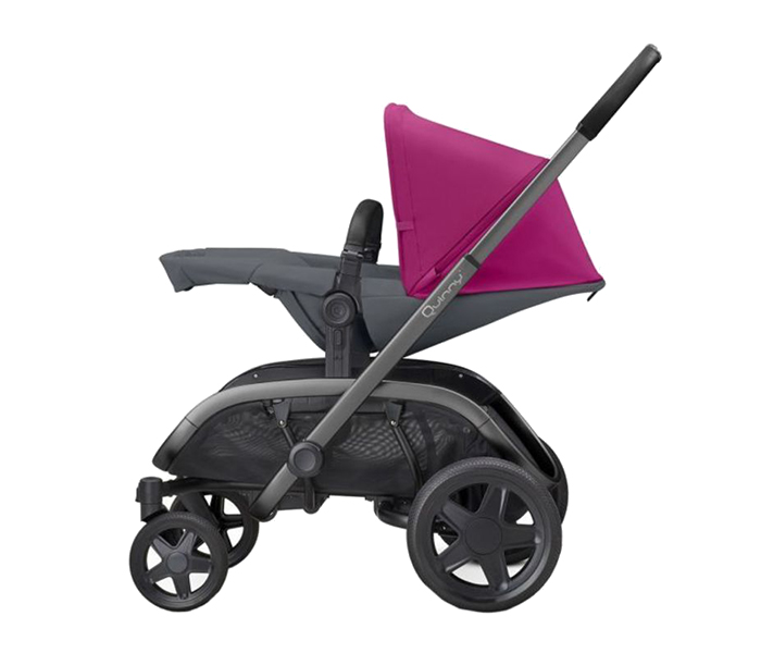 Quinny 1396510300 Hubb Portable Stroller - Pink & Graphite - Zoom Image 4