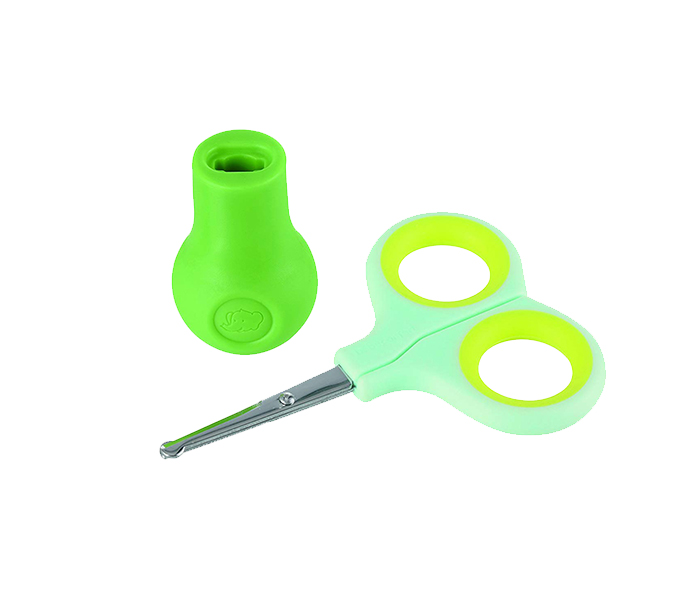 Bebe Confort 32000213 Baby Scissors with Base - Green & Blue - Zoom Image 2