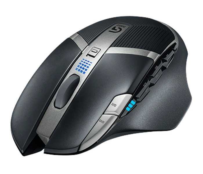 Logitech 910-003823 G602 Wireless Gaming Mouse - Silver & Black - Zoom Image 4