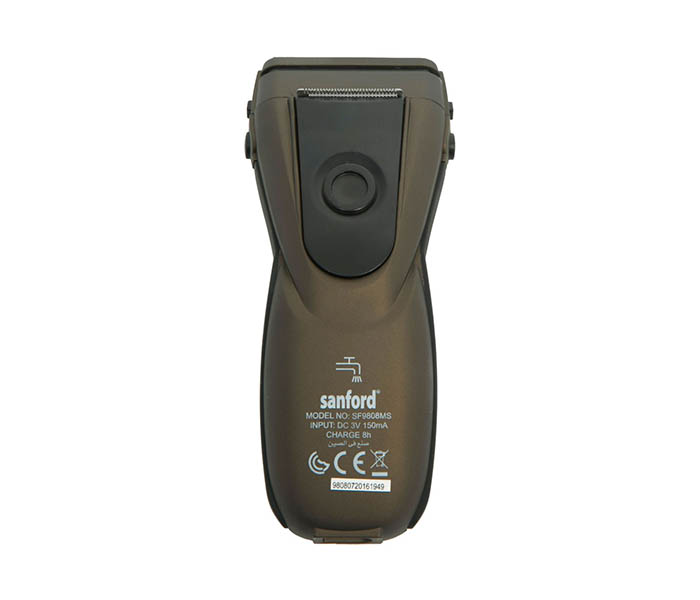 Sanford SF9808MS BS 3W Triple Headed Rechargeable Men Shaver - Coffee & Black - Zoom Image 2