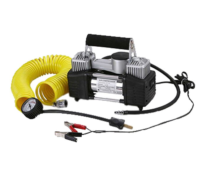 Camel Portable Car Air Compressor 2 Cylinder - Black - Zoom Image