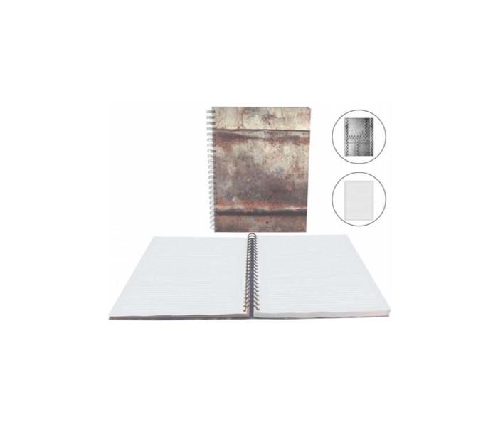 Senfort 93061 Wire-O A4 Notebook With Pocket Steel Oxide - Zoom Image