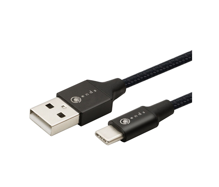 iends IE-CA2749 Nylon Braided USB Type C Fast Charger Cable - Zoom Image 1