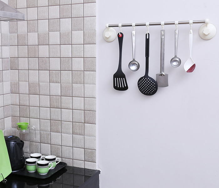 Multipurpose Stainless Steel Kitchen Utensils Hanger - Zoom Image 1