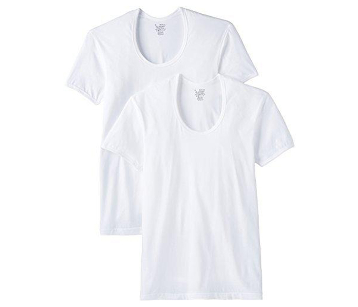 Jockey 8817-0210 Modern Classic T-Shirt S/S, White/S - 2 Pieces Pack - Zoom Image 2