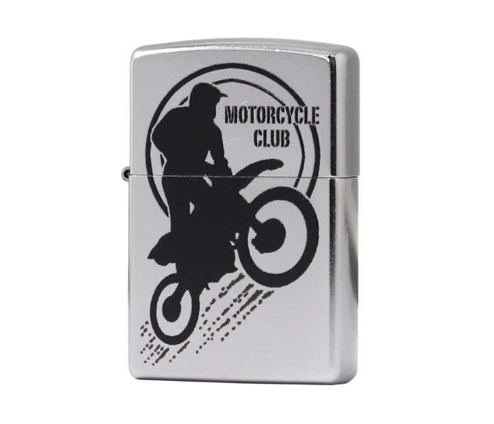 Zippo 29695 Motorbike Club Lighter Silver - Zoom Image