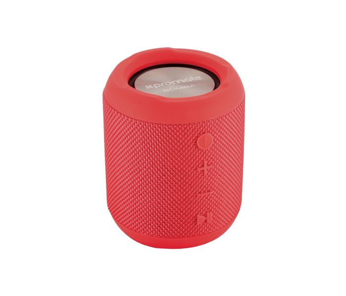 Promate Bomba Portable Wireless Speaker with Handsfree for Outdoor & Indoor - Red - Zoom Image 9