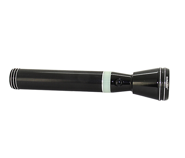 Sonashi SLT-383 Rechargeable LED Torch with Unbreakeable Glass - Black - Zoom Image 3