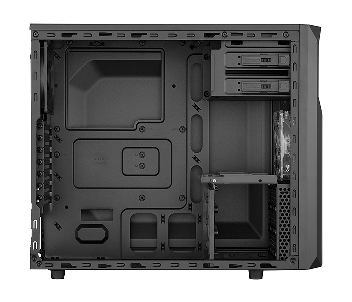 Corsair CC-9011051-WW Carbide Series SPEC-02 Red LED Mid-Tower Gaming Case - Black - Zoom Image 5