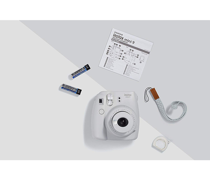 Fujifilm Instax Mini 9 Instant Camera - Smoky White - Zoom Image 5